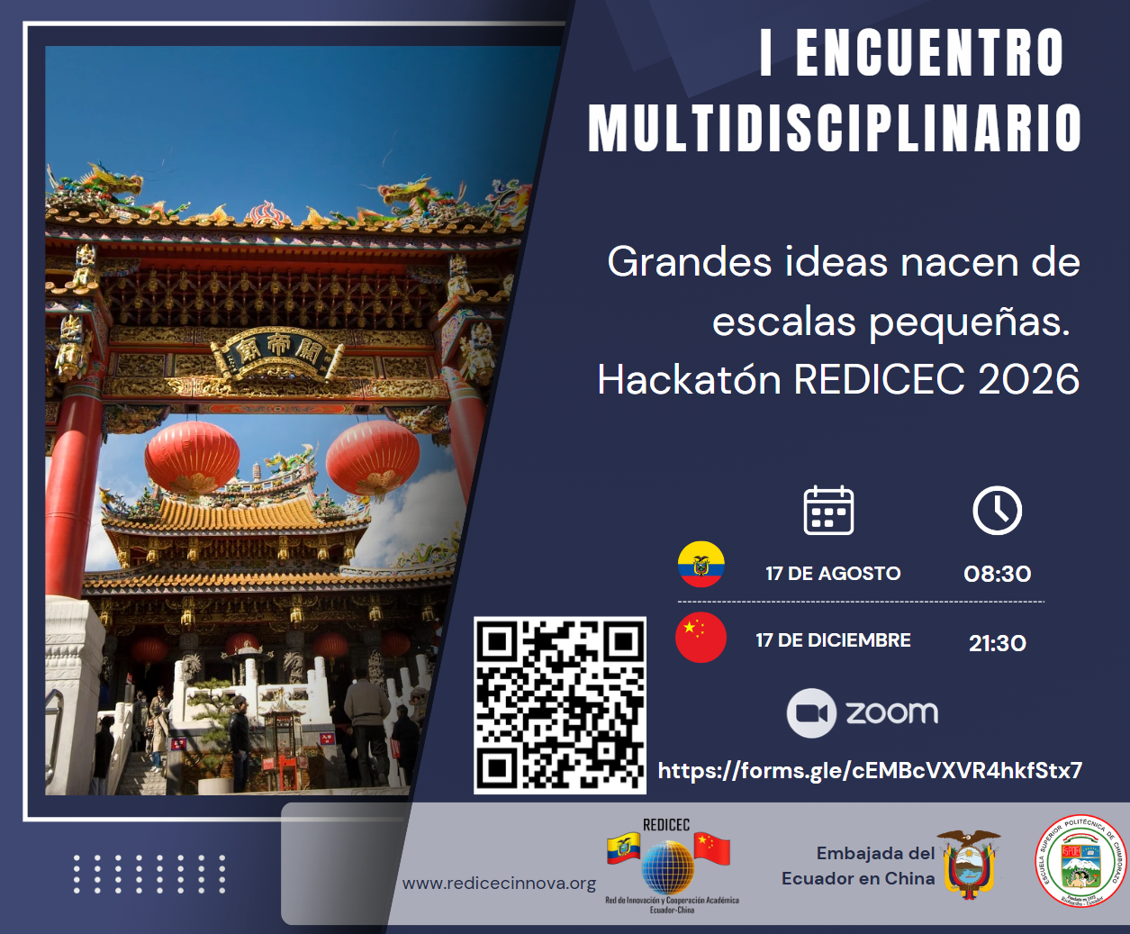 I Encuentro Multidisciplinario y Hackatón REDICEC 2026